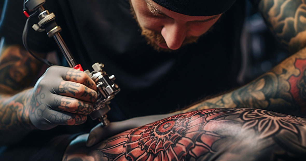 séance de tatouage